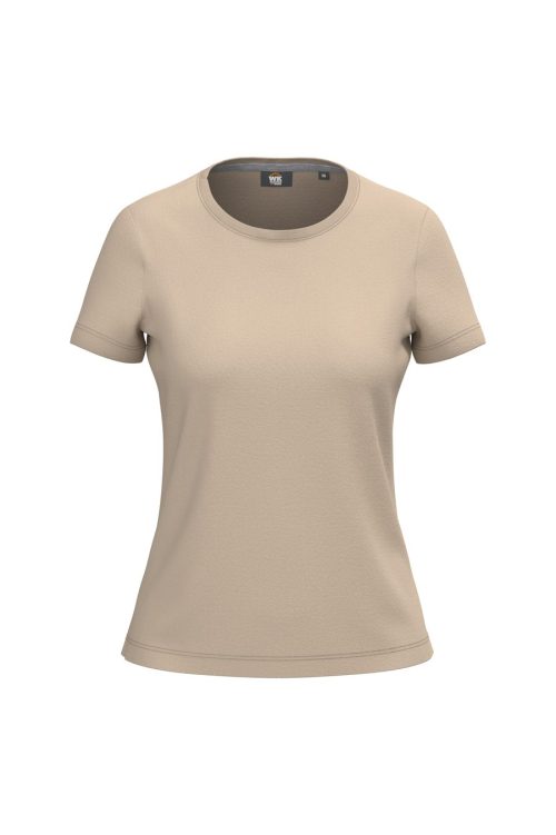 Damen Workwear T-Shirt WK 307 – WK in Light Sand