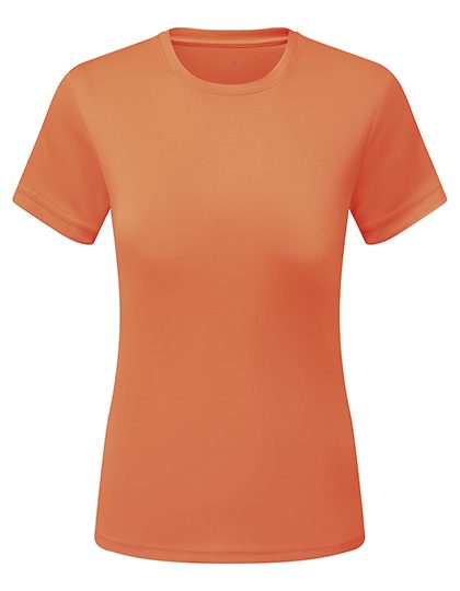 Women’s TriDri® Ion-Charge recycled textured tee – TriDri® in Lightning Orange