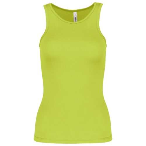 Damen Basic Sport Funktionsshirt ärmellos PA442 – Proact in Lime
