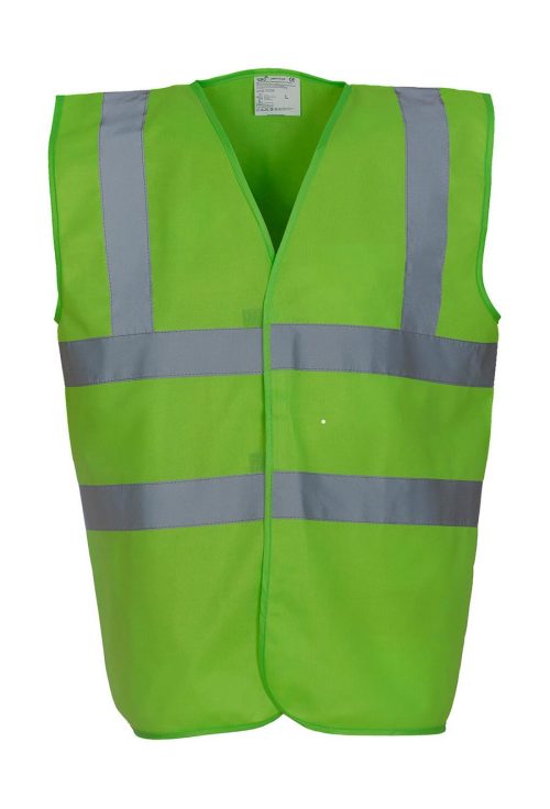 Fluo 2 Band+Brace Waistcoat HVW100P – Yoko in Lime