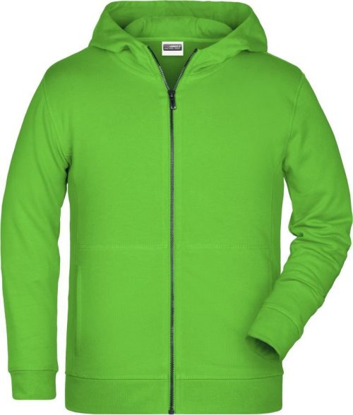 Kinder Kapuzen Sweatjacke 8026K – Daiber in Lime Green