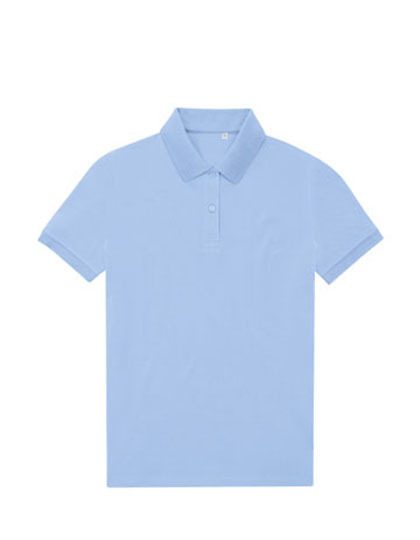 My Eco Polo 65/35 Women_° – B&C BE INSPIRED in Lotus Blue