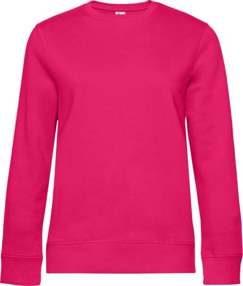 Damen Sweater QUEEN Crew Neck_° – B&C in Magenta Pink