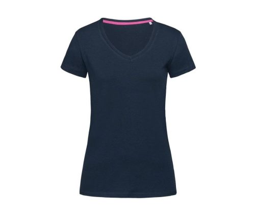 Stretch-T V-Neck Women – Stedman® in Marina Blue