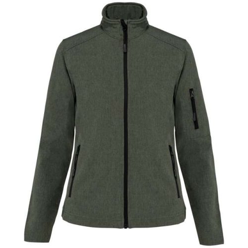 Ladies' Softshell Jacket – Kariban in Marl Green