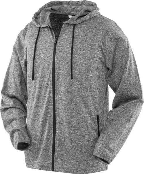 Herren Kapuzen Sweatjacke S 277M – Spiro in Marl Grey