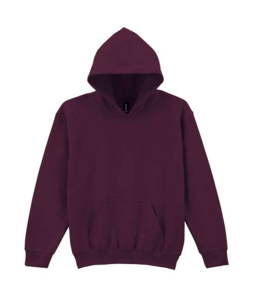 Heavy Blend™ Youth Hooded Sweatshirt – Gildan in Maroon