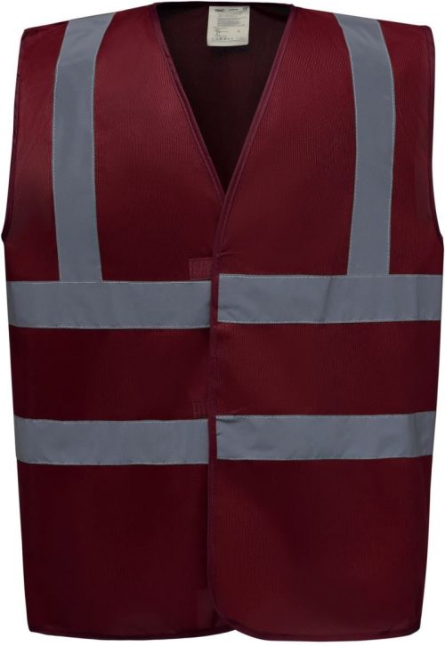 Hi-Vis Warnweste HVW 100 – Yoko in Maroon