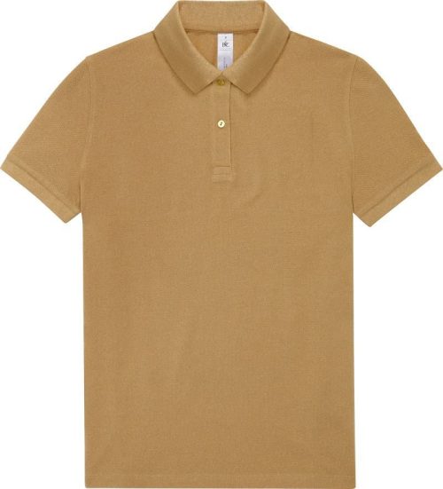 Damen Piqué Polo My Polo 180 /women – B&C in Meta Gold