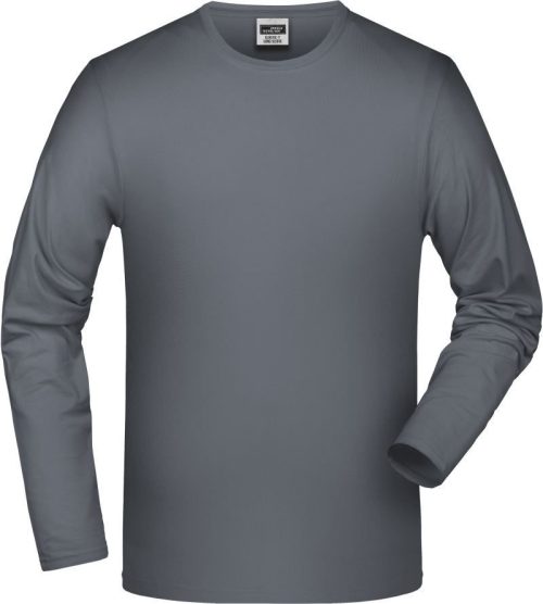 Stretch T-Shirt langarm JN 56 – Daiber in Mid Grey