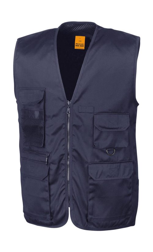 Safari Waistcoat – Result Workguard in Midnight Navy
