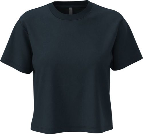 Schweres Damen Crop Top N 7610 – Next Level Apparel in Midnight Navy