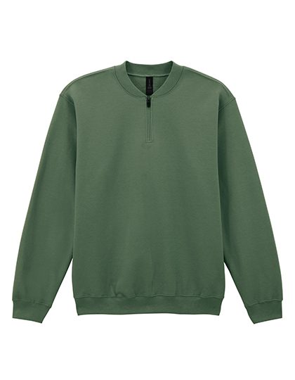 Softstyle® Midweight Adult Fleece 1/4 Zip Sweatshirt – Gildan in Military Green