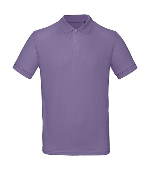 Men's organic polo shirt PM430 – B&C in Millenial Lilac