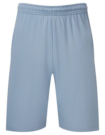 Unisex Iconic 195 Jersey Shorts – Fruit of the Loom in Mineral Blue