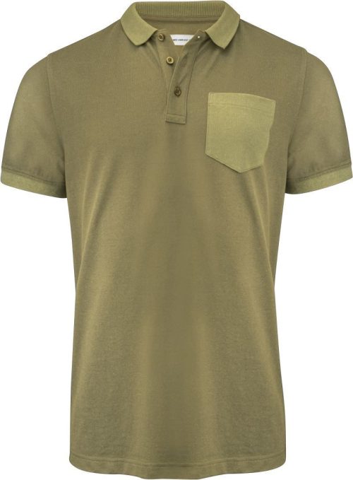 Schweres Herren Piqué Polo "Two-Tone" Pinedale Polo Men – James Harvest in Moss Green