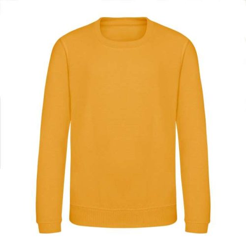 Kids Awdis Sweat – Just Hoods in Mustard