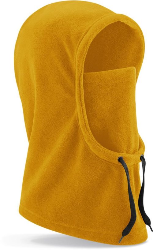 Fleece Sturmhaube "Recycled" B 282R – Beechfield in Mustard