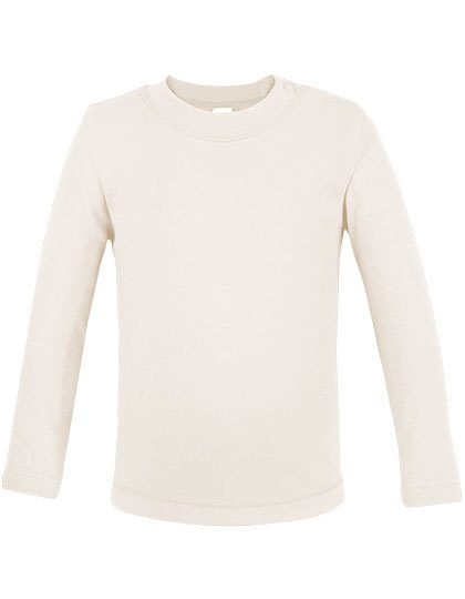 Organic Baby T-Shirt Long Sleeve Noah 02 – Link Kids Wear in Natural