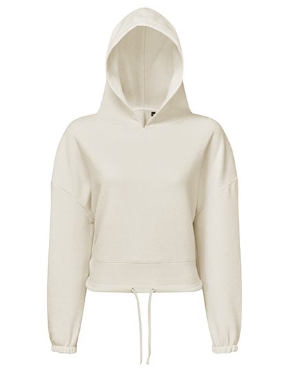 Women´s Cropped Oversize Hoodie – TriDri® in Natural