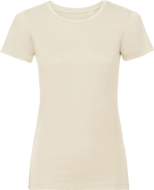 Damen T-Shirt Pure Organic 108F – Russell Athletic in Natural