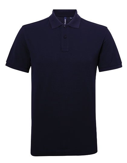 Men´s Polycotton Blend Polo – Asquith & Fox in Navy