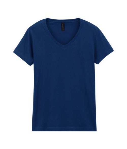 Softstyle™ Ladies' V-Neck T-Shirt – Gildan in Navy
