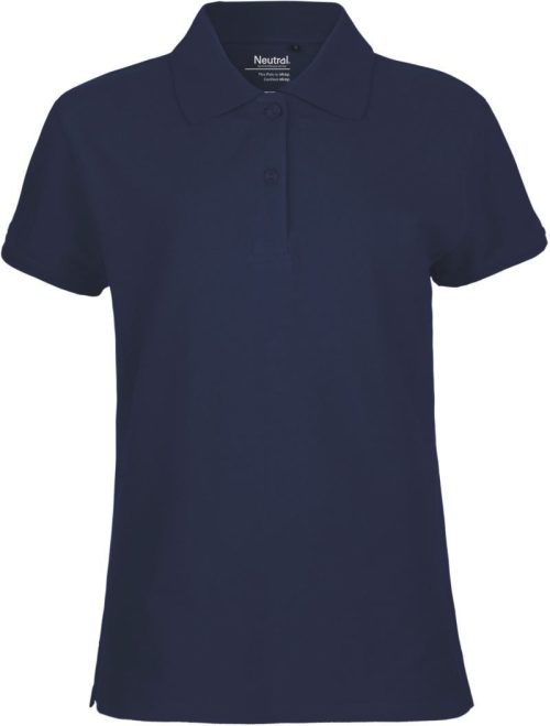 Damen Bio Piqué Polo O 22980 – Neutral in Navy