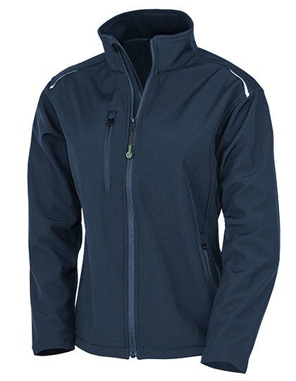 Women´s Recycled 3-Layer Printable Softshell Jacket – Result Recycled in Navy