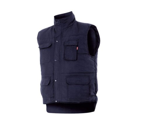 Multi-Pocket Padded Vest 108 – Velilla in Navy