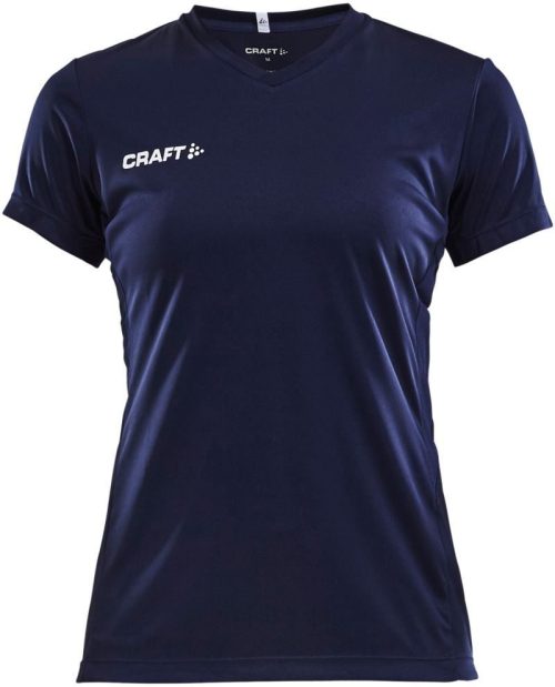 Damen V-Ausschnitt Sport Shirt Squad Go Jersey Solid W – Craft Teamwear in Navy