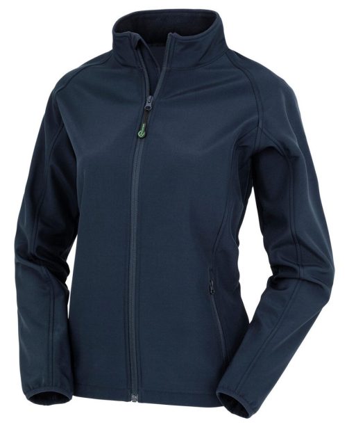 Women´s Recycled 2-Layer Printable Softshell Jacket – Result Recycled in Navy