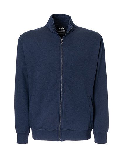 Unisex Sweat Jacket – Utopic in Navy