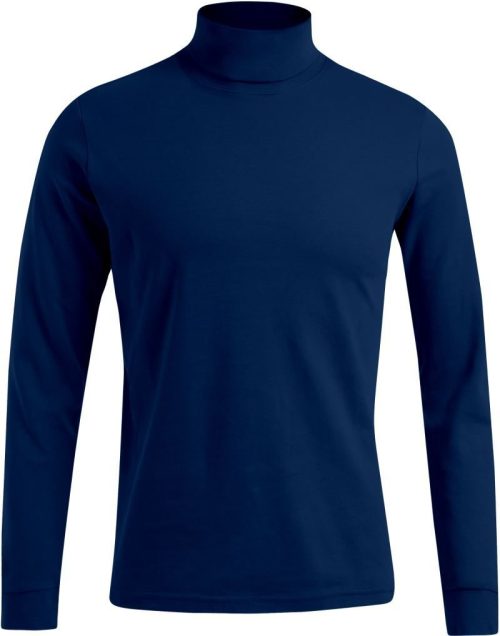 Rollkragen Shirt langarm 3407 – Promodoro in Navy