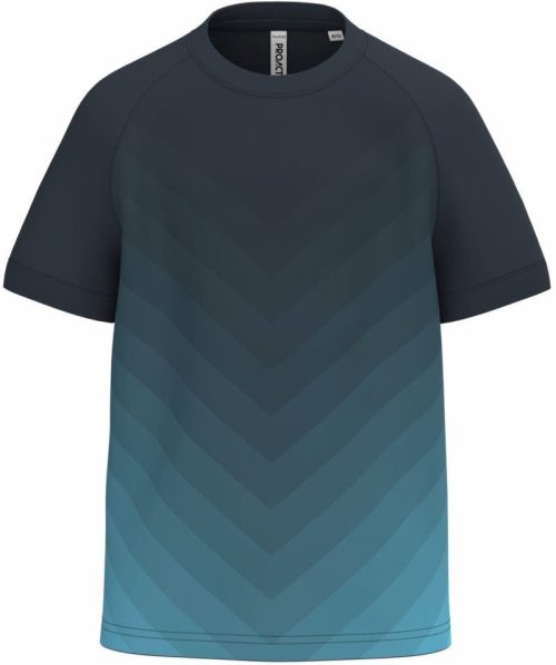 Kinder Sport Shirt mit Farbverlauf PA 4048 – Kariban ProAct in Navy
