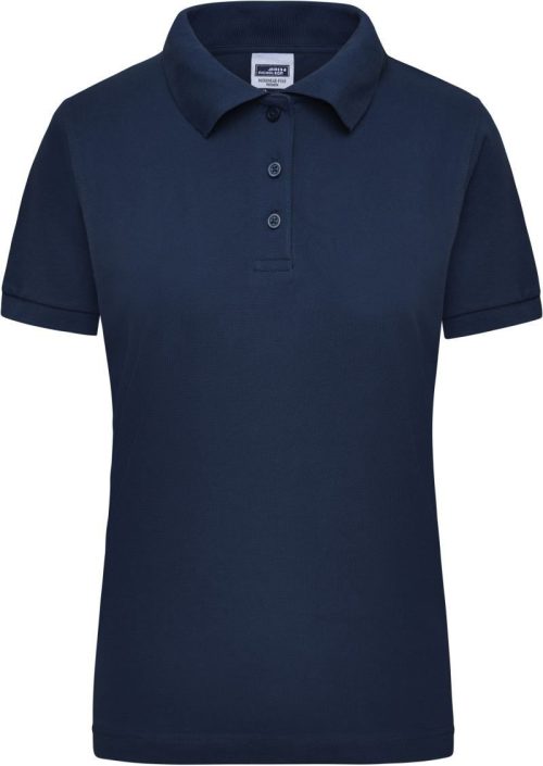 Schweres Damen Workwear Piqué Polo JN 803 – Daiber in Navy