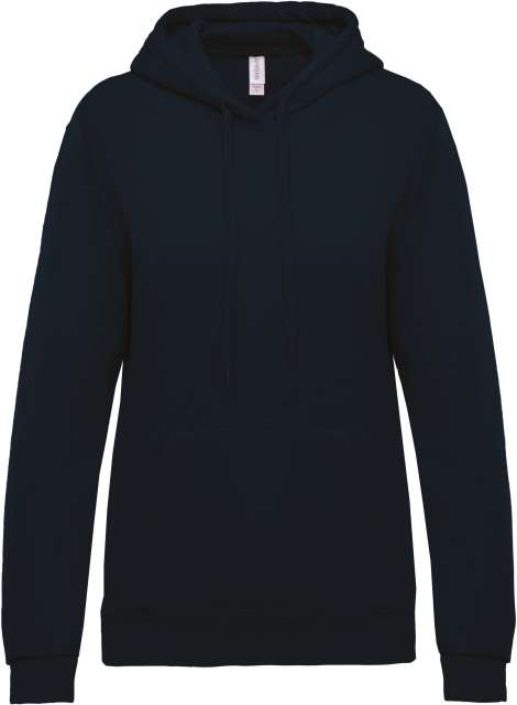 Ladies’ Hooded Sweatshirt – Kariban in Navy