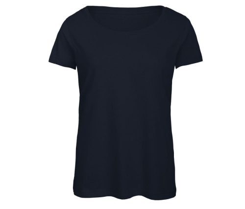 Ladies' TriBlend crew neck T-shirt TW056 – B&C in Navy