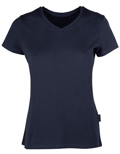 Women´s Luxury V-Neck Tees – HRM in Navy