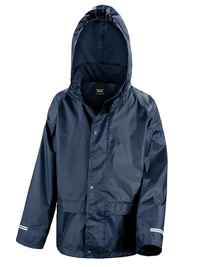 Junior Rain Jacket – Result Core in Navy