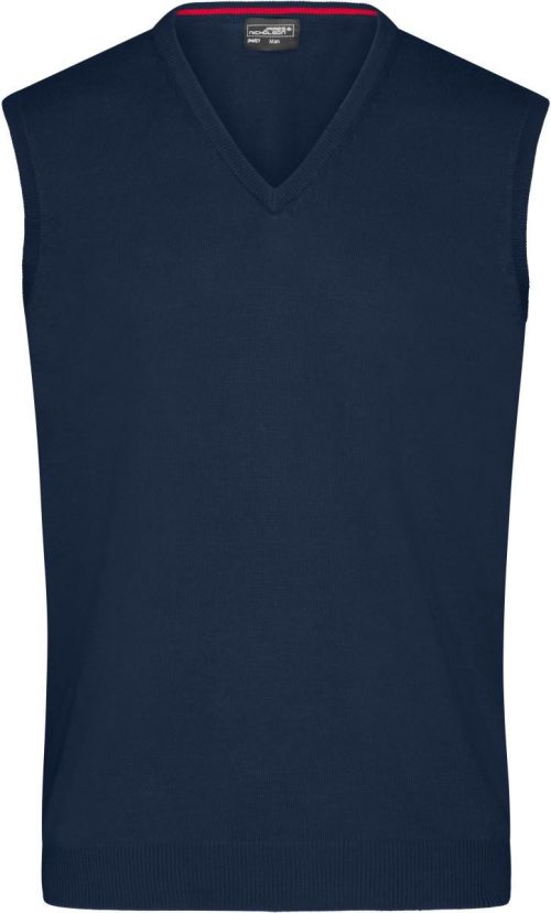 Herren V-Ausschnitt Pullunder JN 657 – Daiber in Navy