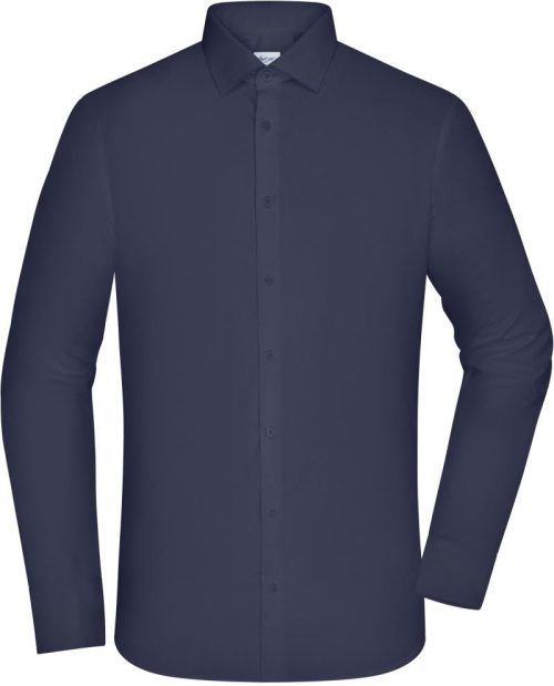 Popeline Slim Fit Hemd langarm JN 1372 – Daiber in Navy
