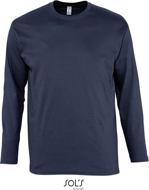 T-Shirt langarm Monarch – SOL'S in Navy