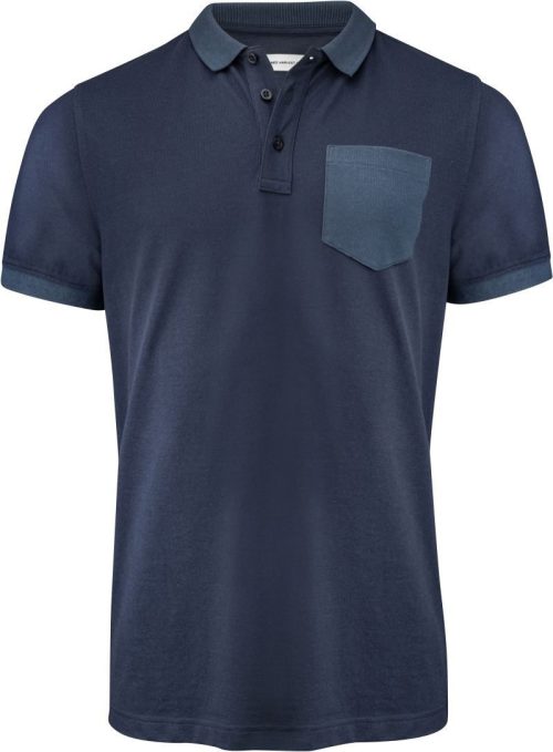Schweres Herren Piqué Polo "Two-Tone" Pinedale Polo Men – James Harvest in Navy