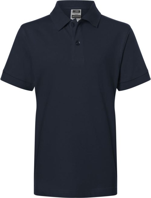 Kinder Piqué Polo JN 70K – Daiber in Navy