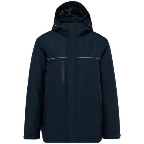 Unisex Hooded Performance Parka – Designed To Work in Navy