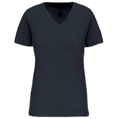 Damen-T-Shirt BIO150 IC mit V-Ausschnitt K3029IC – Kariban in Navy