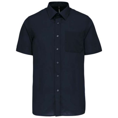 Ace - Short-Sleeved Shirt – Kariban in Navy