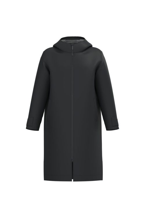 Unisex Sherpa-Lined Long Parka – Proact in Navy
