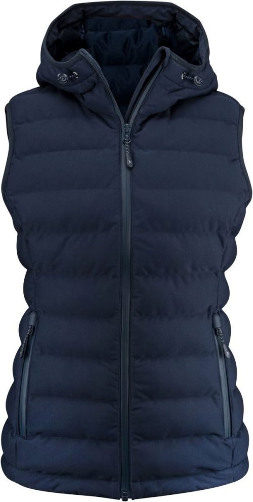 Damen Bodywarmer "Woodlake Heights" Woodlake Vest Women – James Harvest in Navy